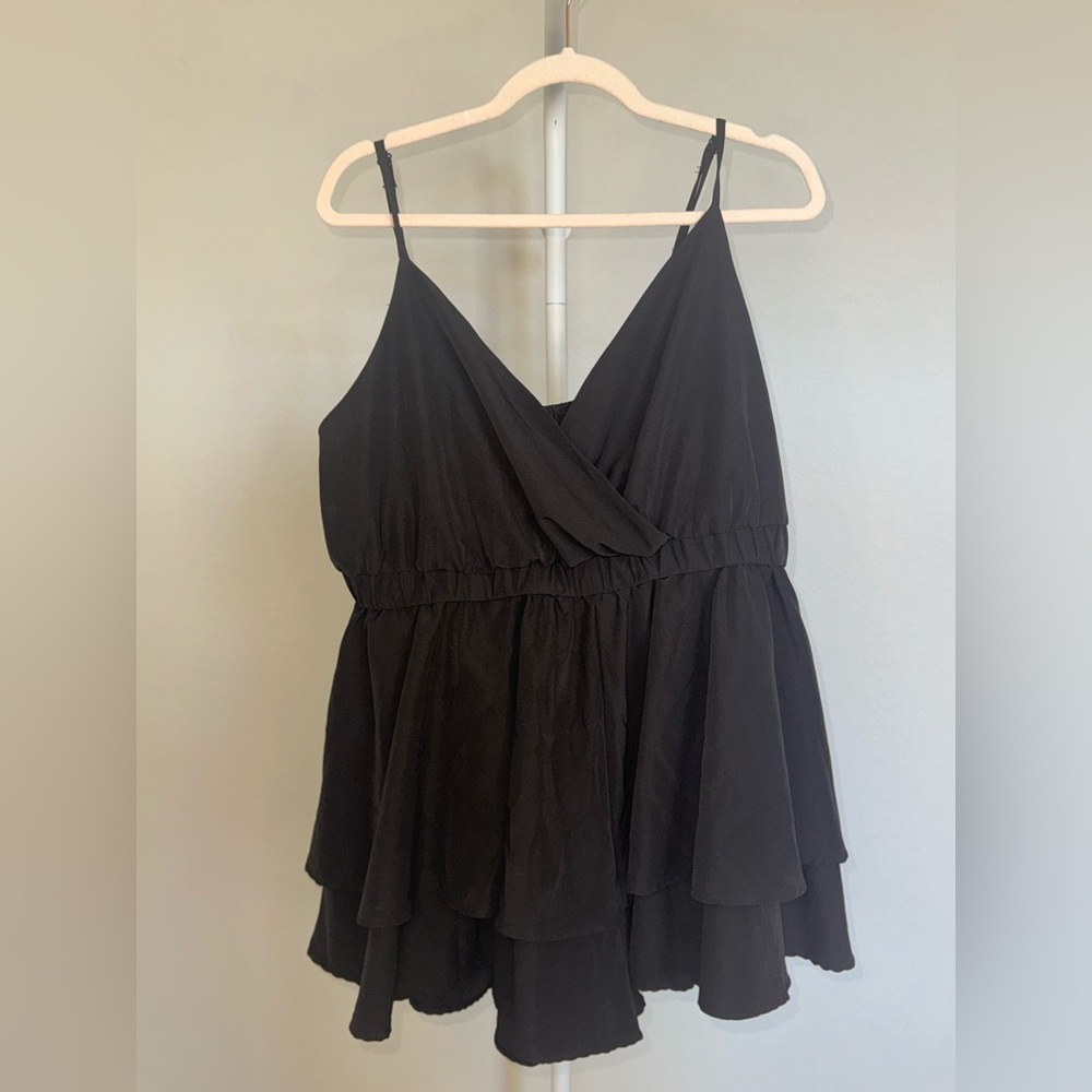 SHEIN curve black romper size 1x
